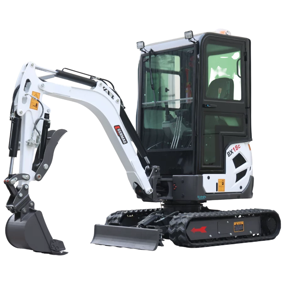 1,8t Produktseite - MINIBAGGER-BX18c MINIBAGGER-BX18c GERMAG