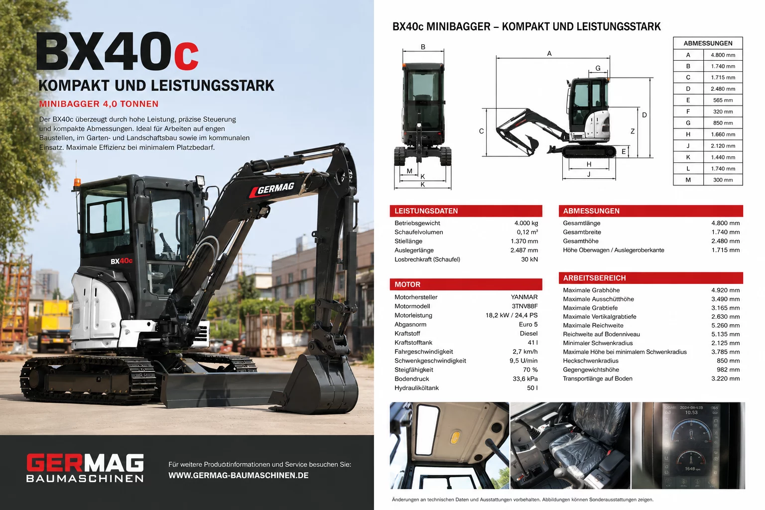 Minibagger 3,75t